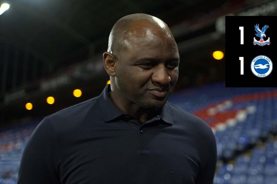 Vieira reflects on a well earned point