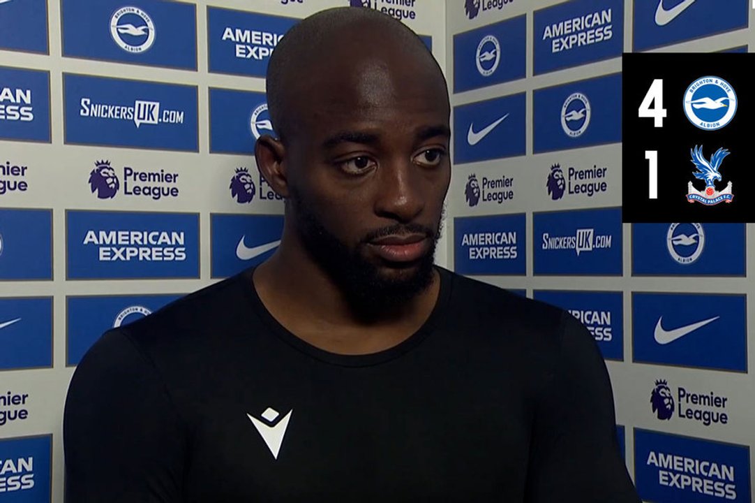 Mateta reacts to defeat at the Amex