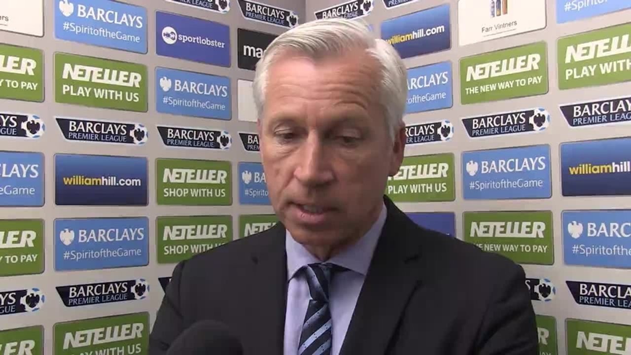 Alan Pardew post Man Utd Interview