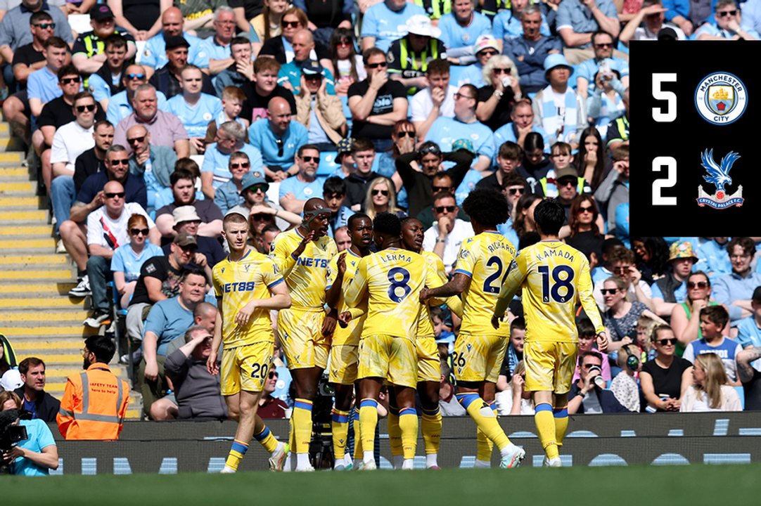 Match Action: Manchester City 5-2 Crystal Palace