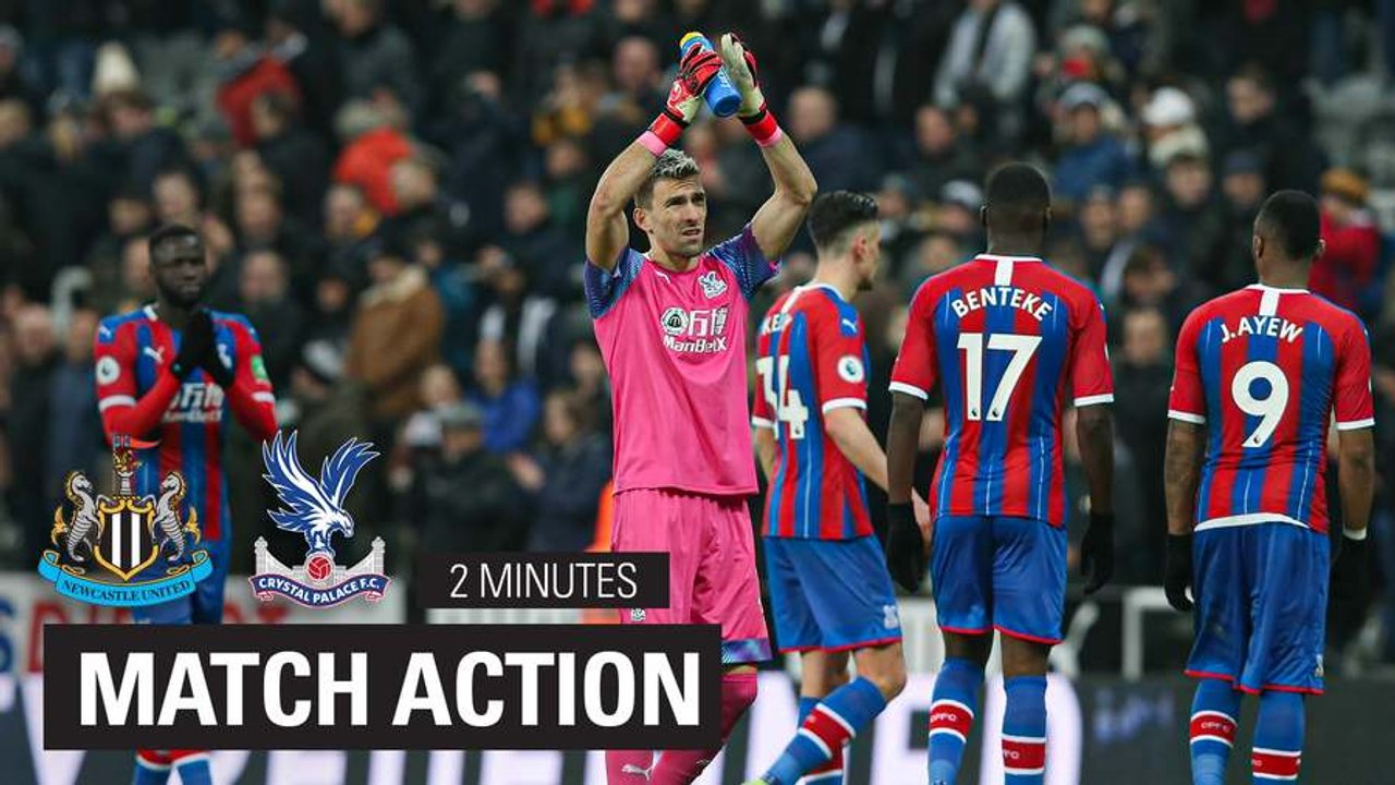 Newcastle 1-0 Crystal Palace | 2 Minute Highlights