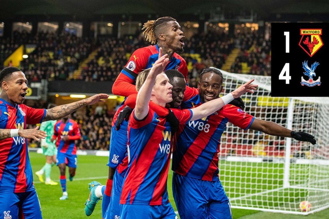 Extended Highlights: Watford 1-4 Crystal Palace