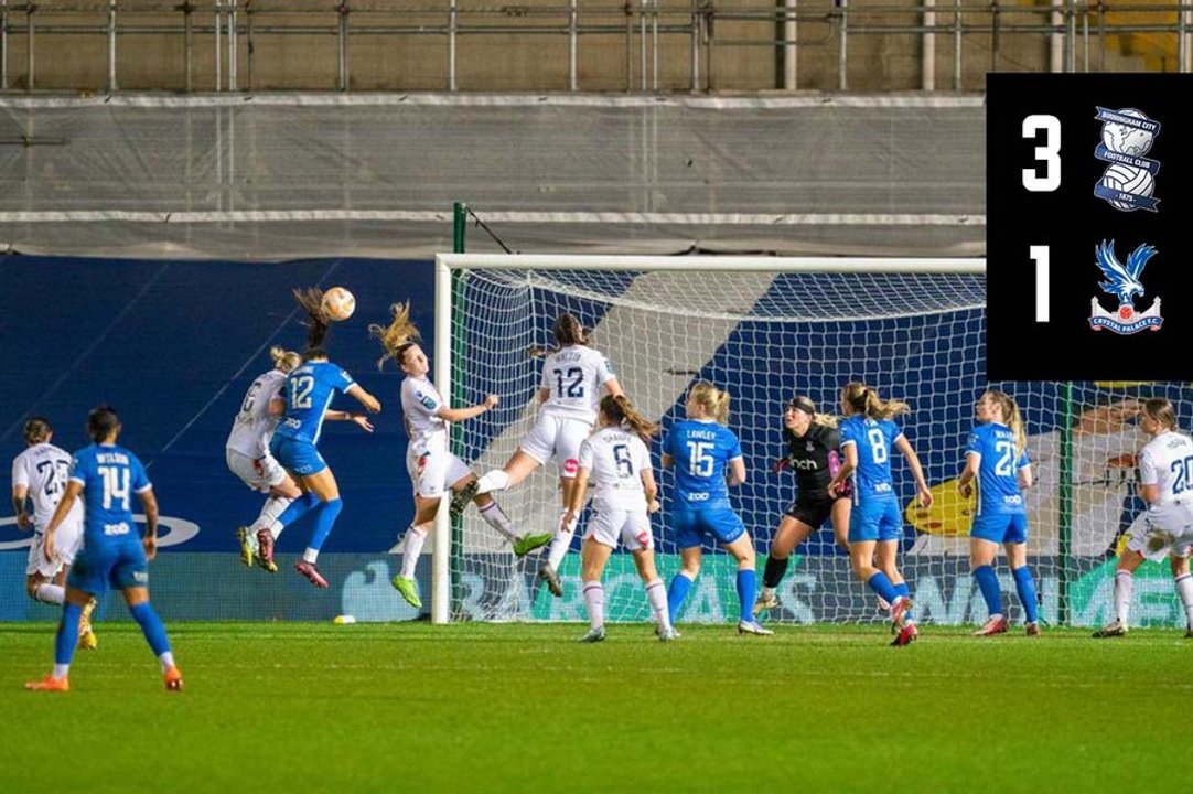 Women's Match Highlights: Birmingham City 3 -1 Crystal Palace