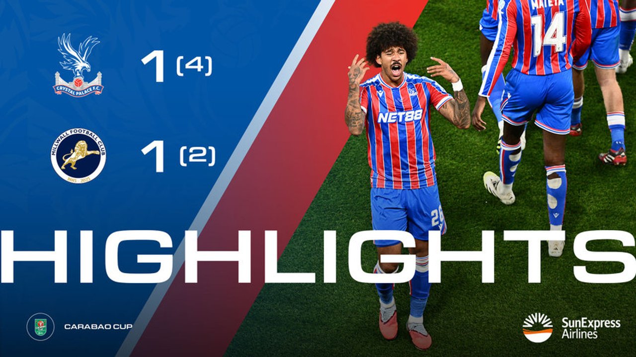 Match Highlights: Crystal Palace 1-1 Millwall