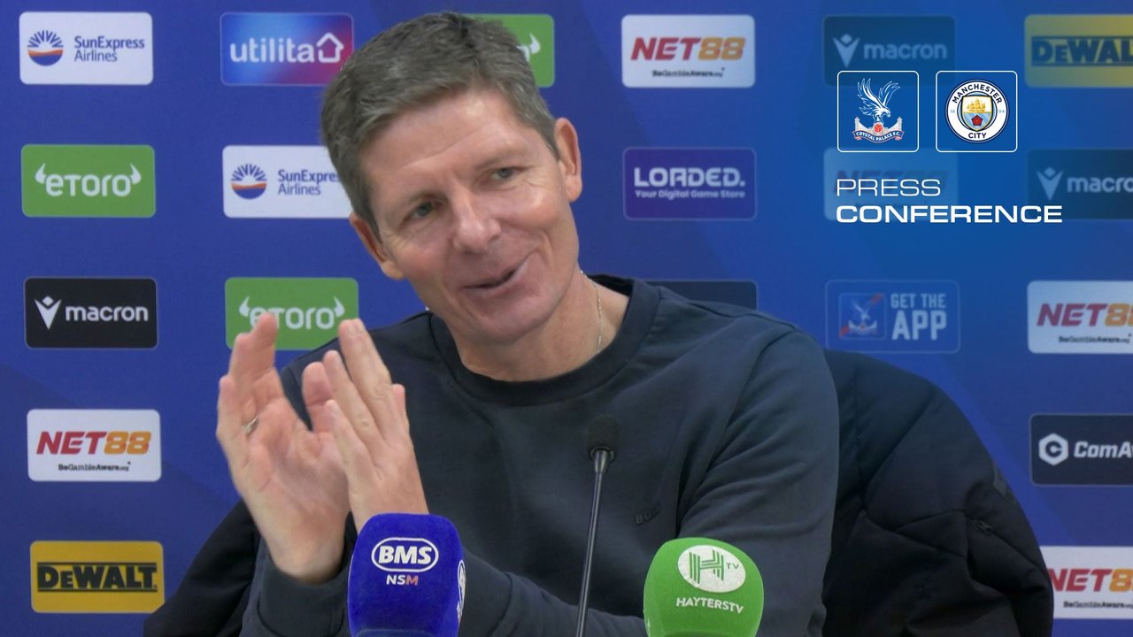 Post-match Press Conference: Manchester City (H)