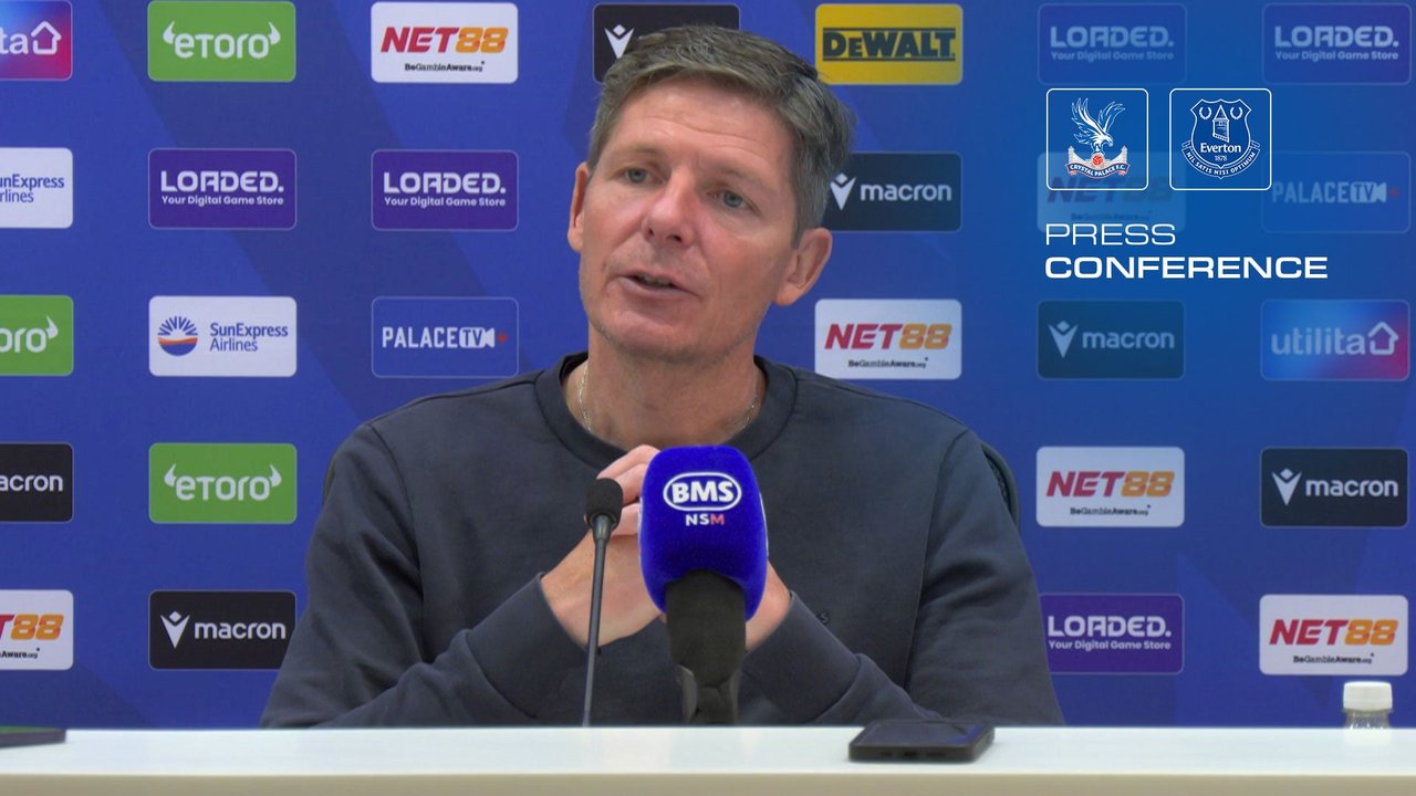 Post-match Press Conference: Everton (H)