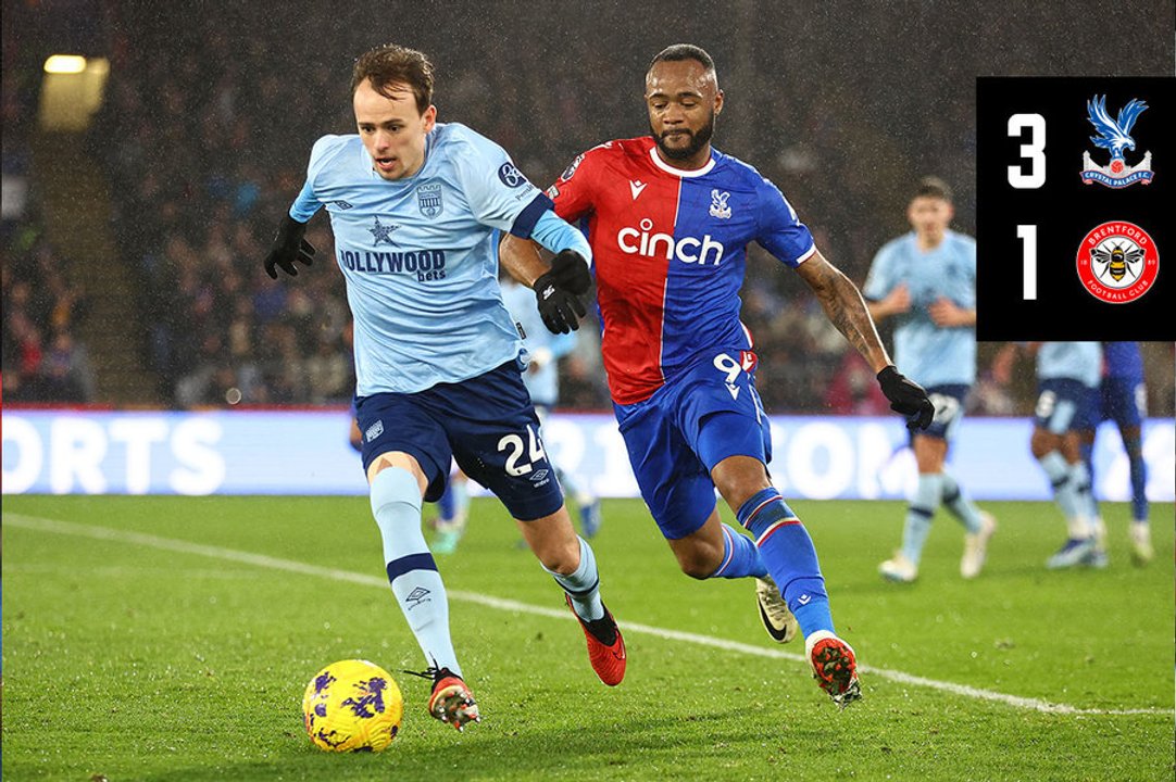 2 minute highlights: Crystal Palace 3-1 Brentford