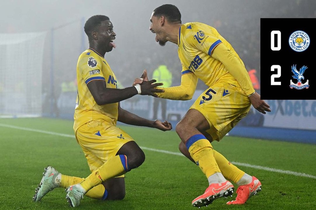 Match Action: Leicester City 0-2 Crystal Palace