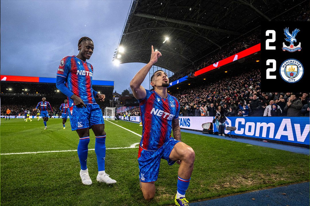 Extended Highlights: Crystal Palace 2-2 Manchester City | Palace TV+