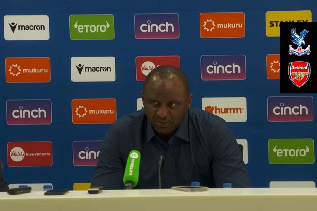 Patrick Vieira gives his thoughts on the opening day loss