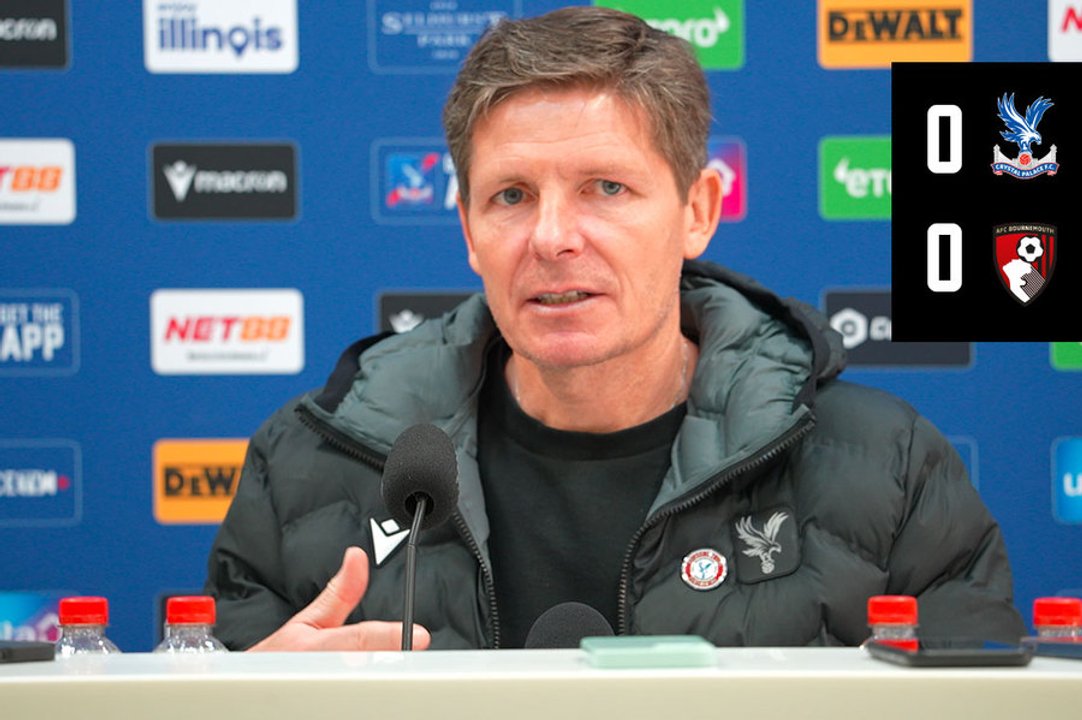 Post Match Press conference Bournemouth (H)