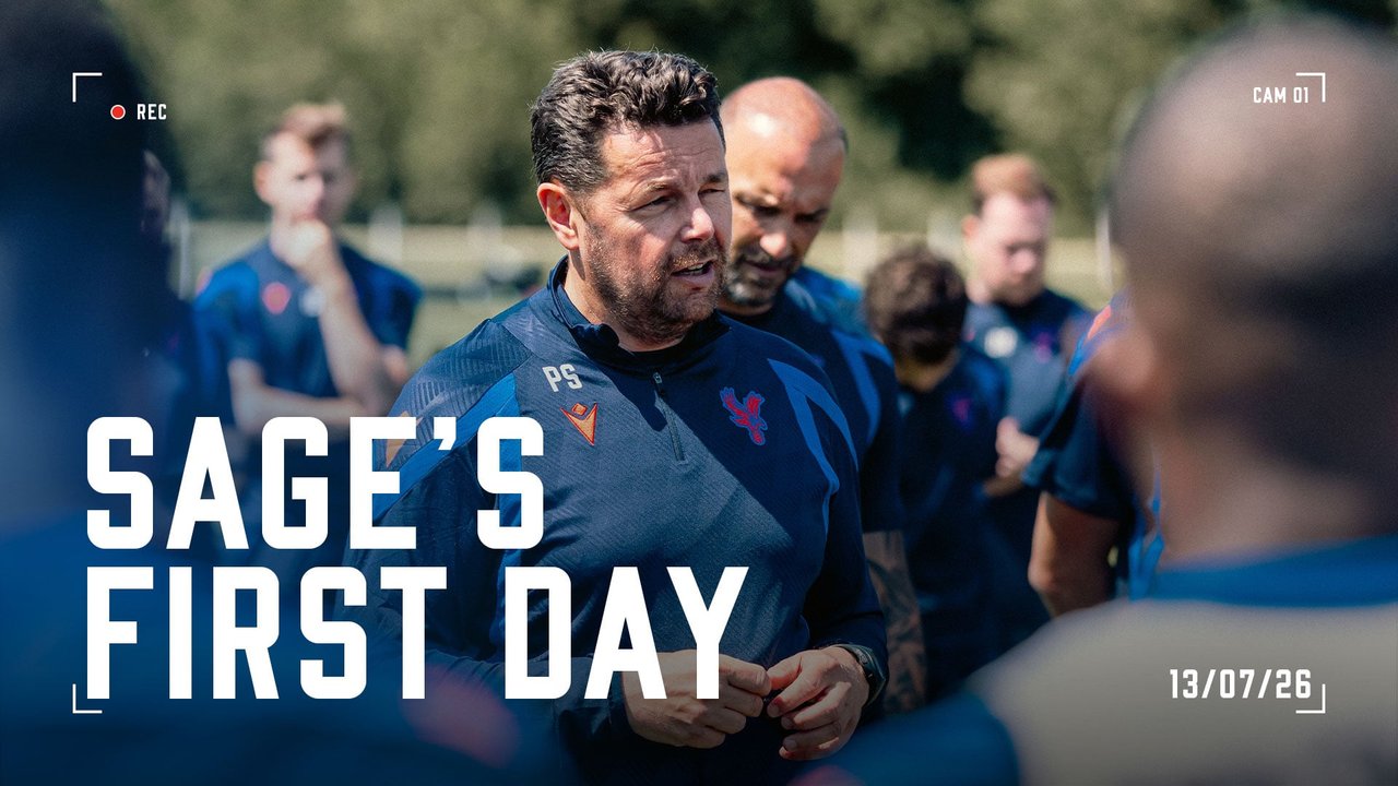 Pierre Sage's First Training Session | CCTV