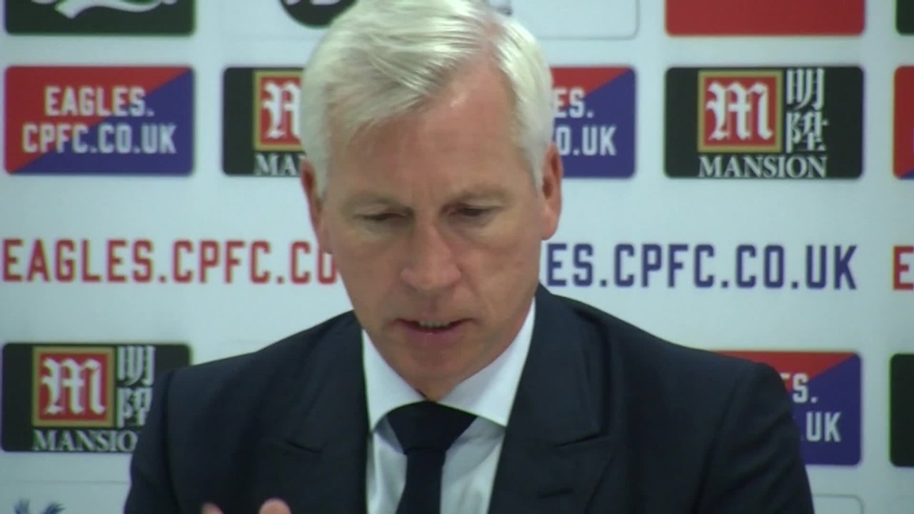 Alan Pardew Post Man City Press Conference