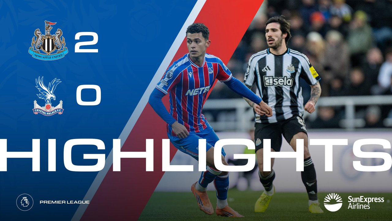 Match Action: Newcastle United 2-0 Crystal Palace