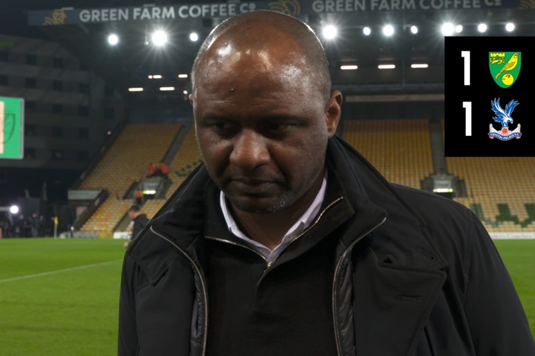 Vieira reflects after the Norwich draw