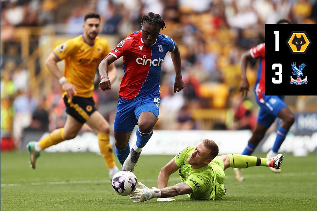 2 minute highlights: Wolverhampton Wanderers 1-3 Crystal Palace