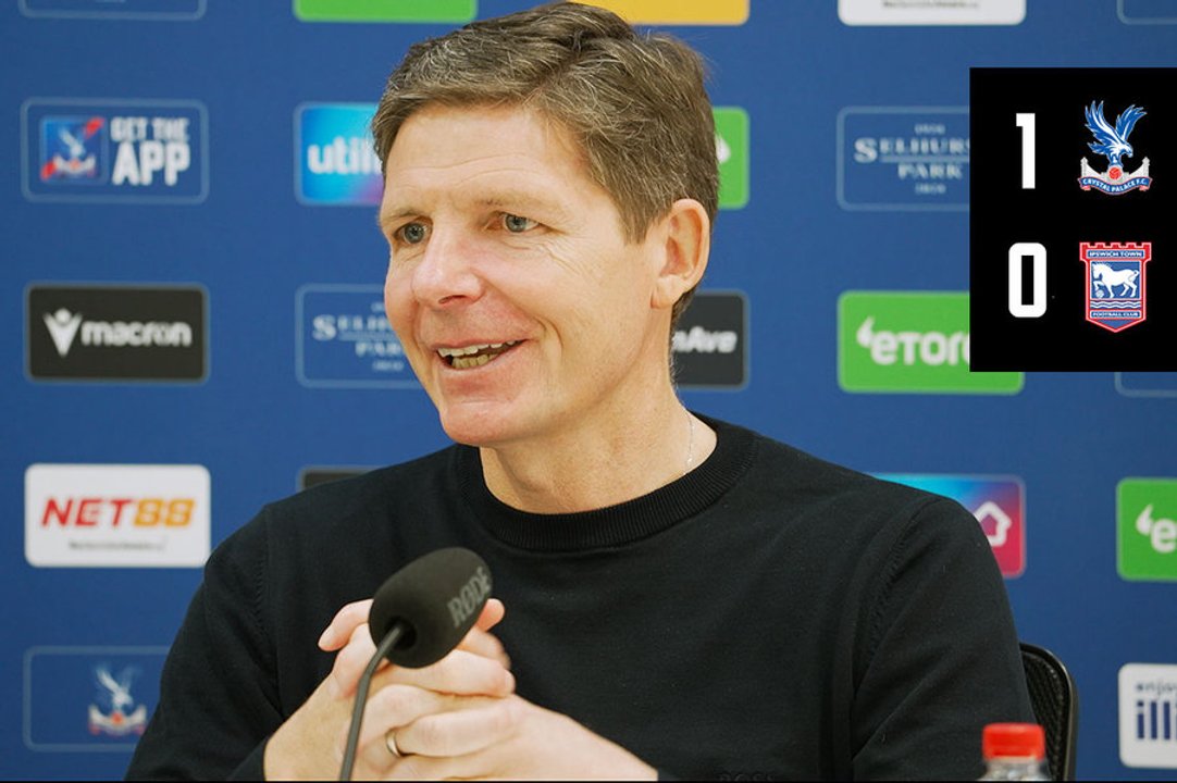Post Match Press conference Ipswich Town (H)