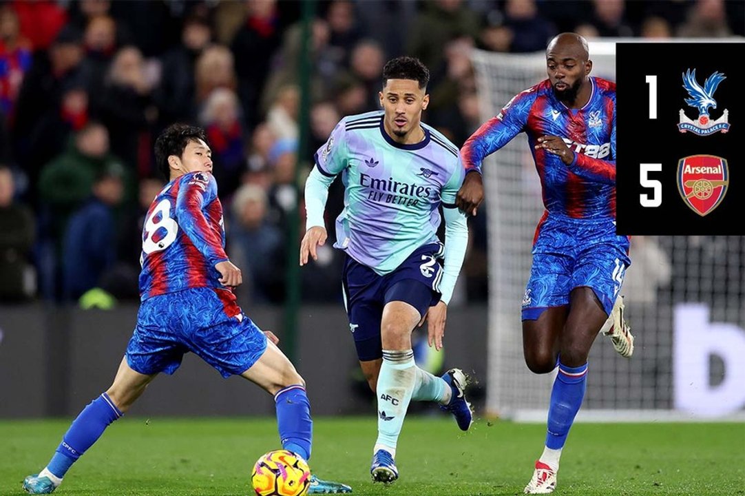 Match Action: Crystal Palace 1-5 Arsenal