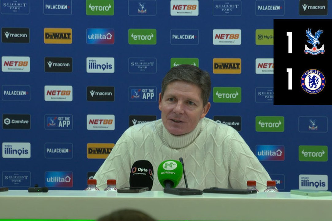 Post match press conference Chelsea (H)