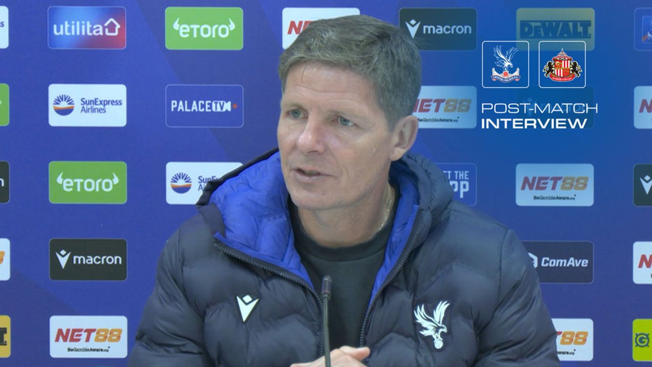Post-match Press Conference: Sunderland (H)