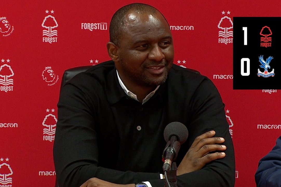 The manager speaks to the press after Forest defeat