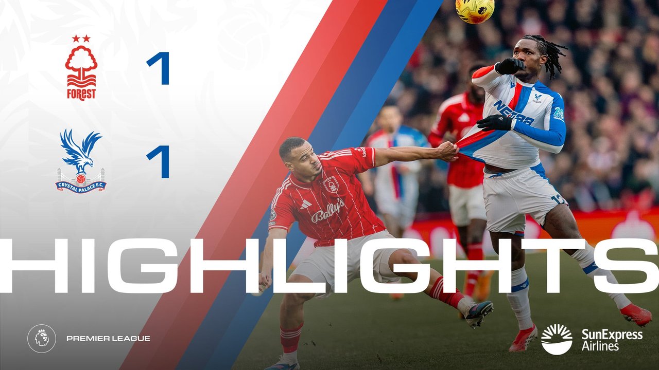 Match Action: Nottingham Forest 1-1 Crystal Palace