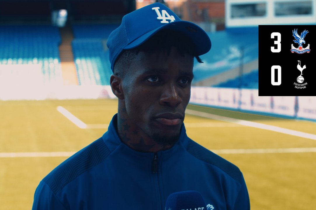 Zaha talks on a great 3-0 against Tottenham Hotspur