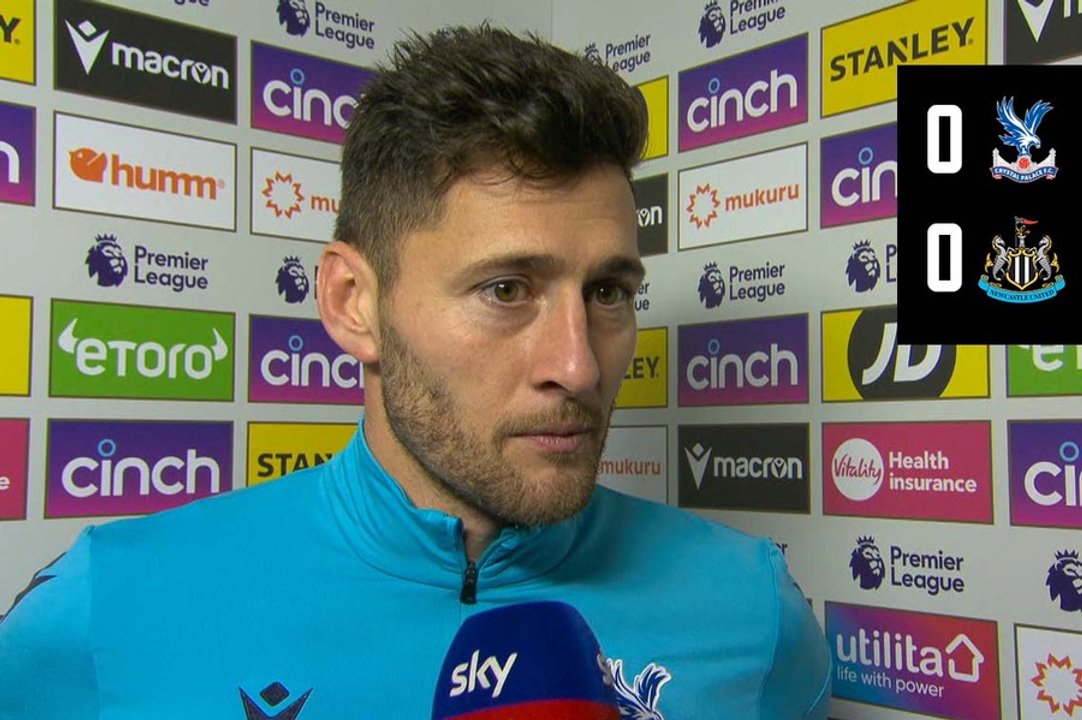 Joel Ward gives his thoughts on draw with Newcastle