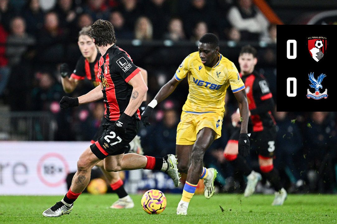 Match Action: AFC Bournemouth 0-0 Crystal Palace