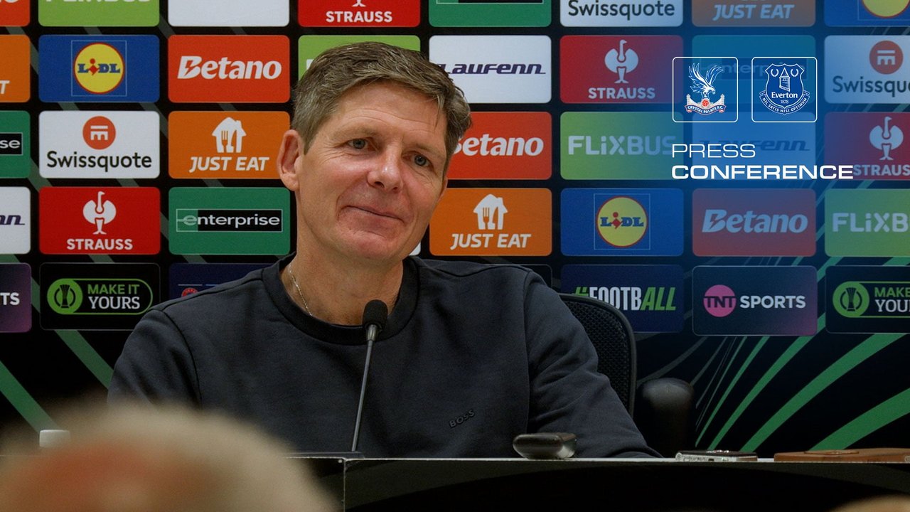 Pre-match Press Conference | Everton (H)