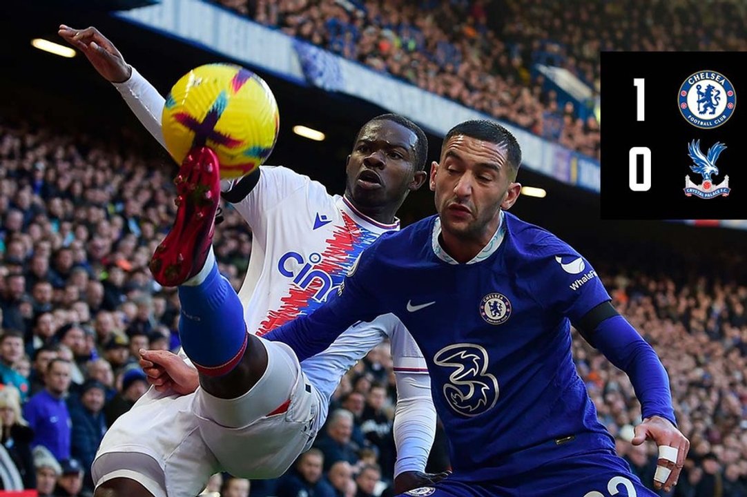 Match action: Chelsea 1-0 Crystal Palace