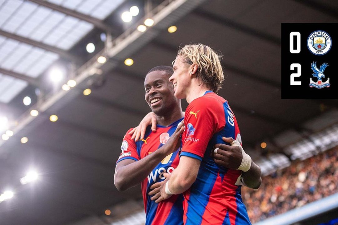 Match Action: Manchester City 0-2 Crystal Palace