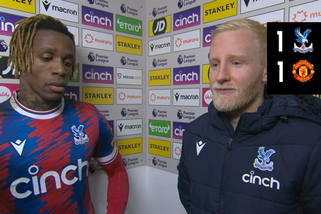 Zaha and Hughes on last minute drama at Selhurst