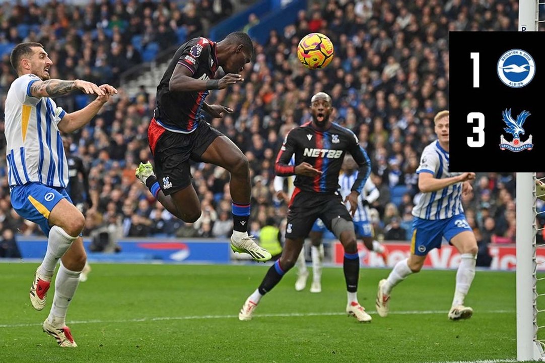 Match Action: Brighton & Hove Albion 1-3 Crystal Palace