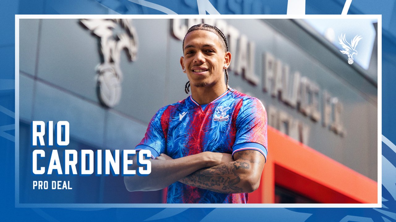 Rio Cardines speaks after signing his pro deal