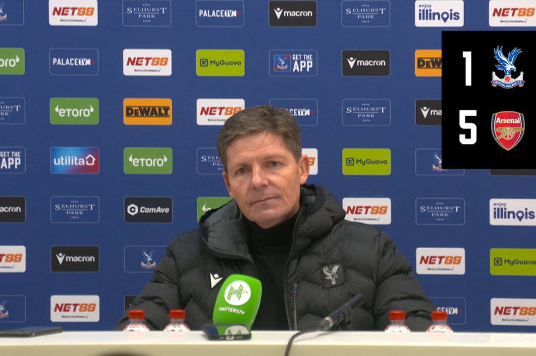 Post match press conference Arsenal (H)