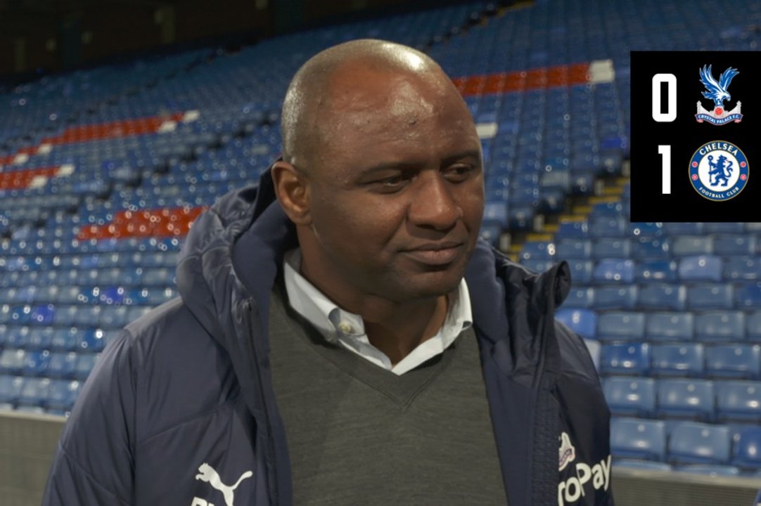 The manager gives Palace TV his post-match reaction to late defeat
