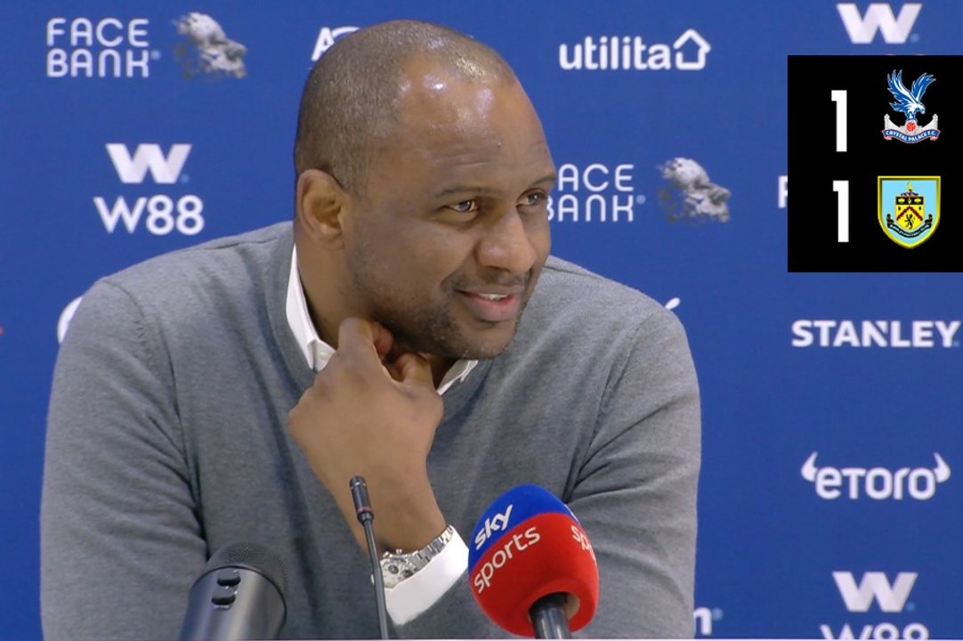 Patrick Vieira's post-match press conference