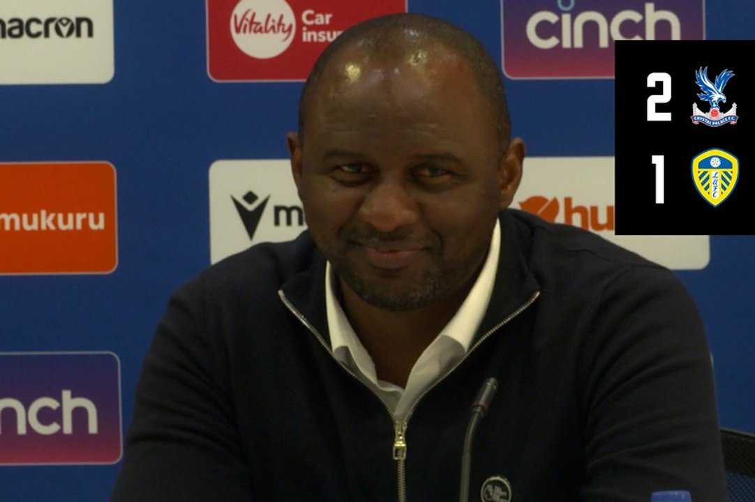 Patrick Vieira’s post-match press conference