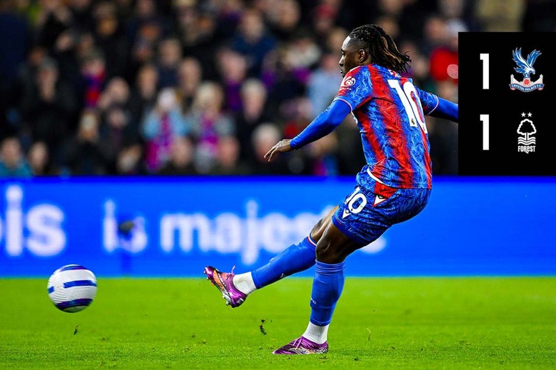 2 minute highlights: Crystal Palace 1-1 Nottingham Forest