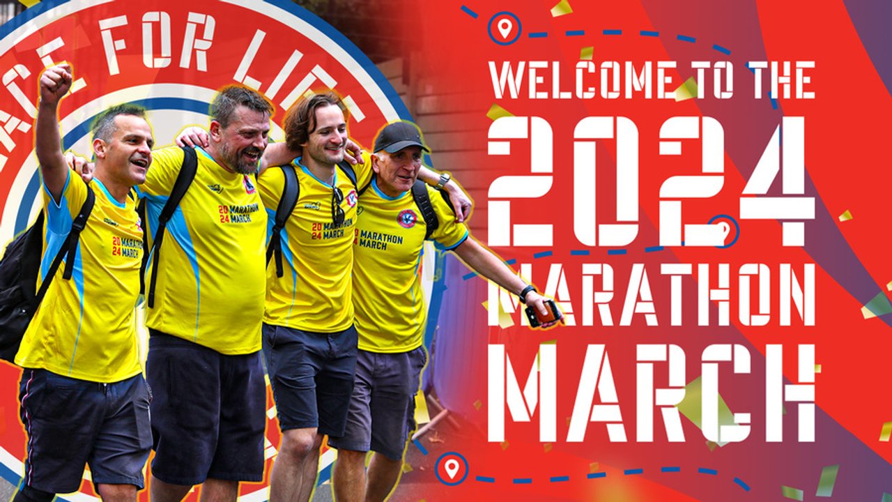 Palace for Life: Marathon March 2024