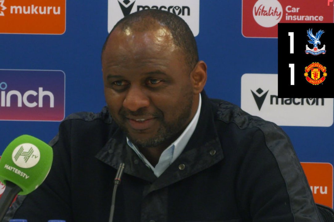 Patrick Vieira’s post-match press conference
