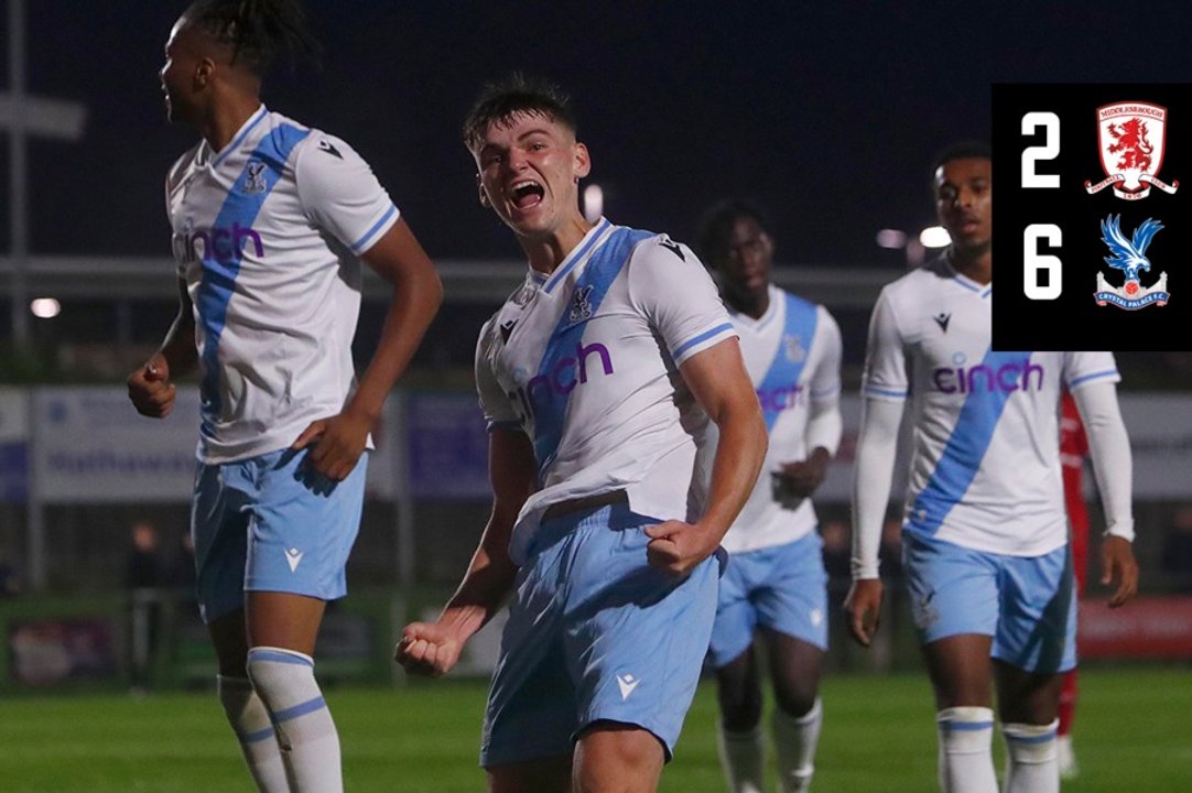 U21 Match Highlights: Middlesbrough 2-6 Crystal Palace