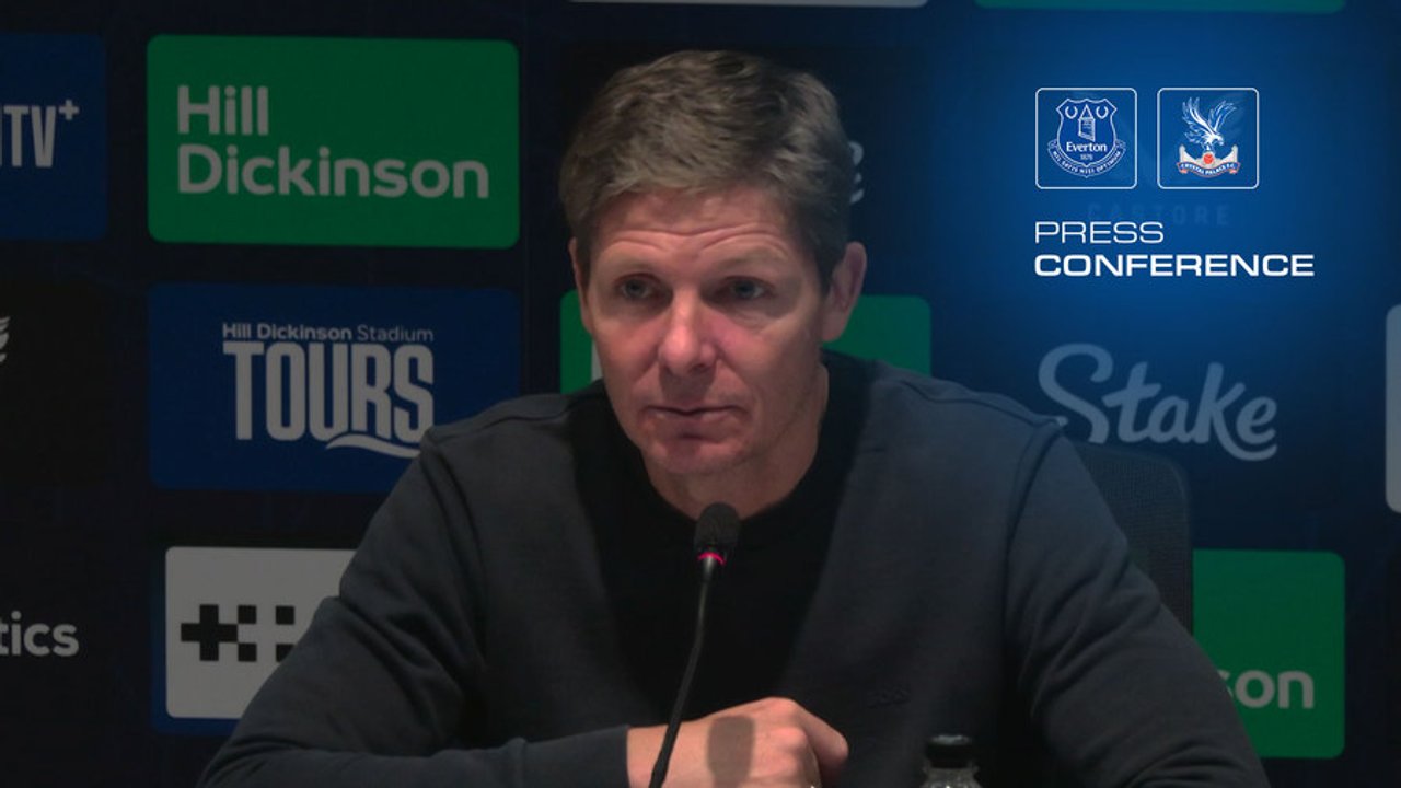 Post-match Press Conference: Everton (A)