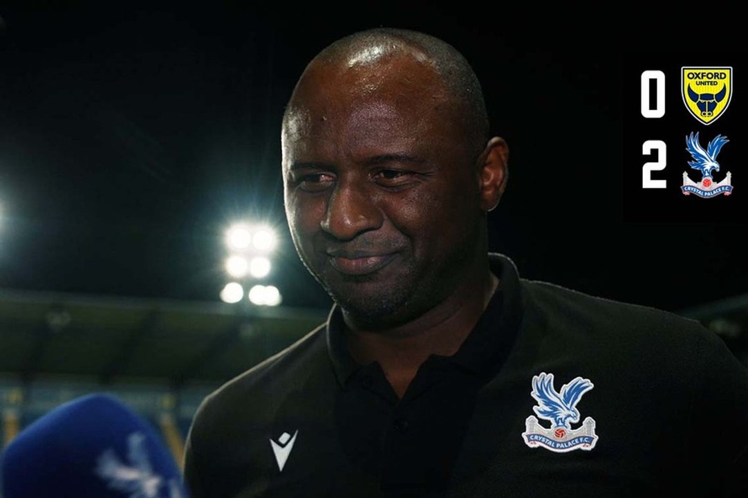 Patrick Vieira talks second round victory and Rodney's performance