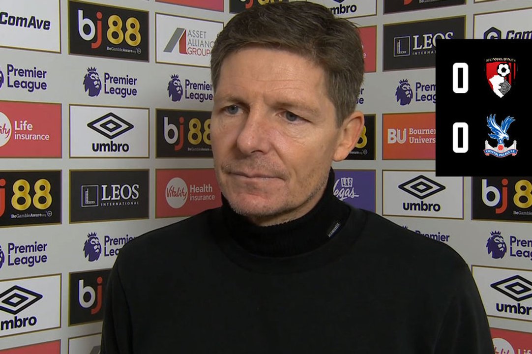 The manager reacts to tough battle against the Cherries.
