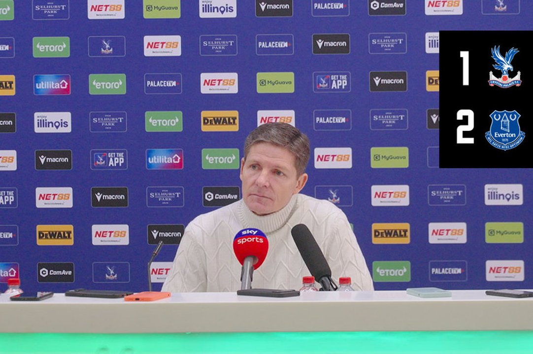 Post match press conference: Everton (H)
