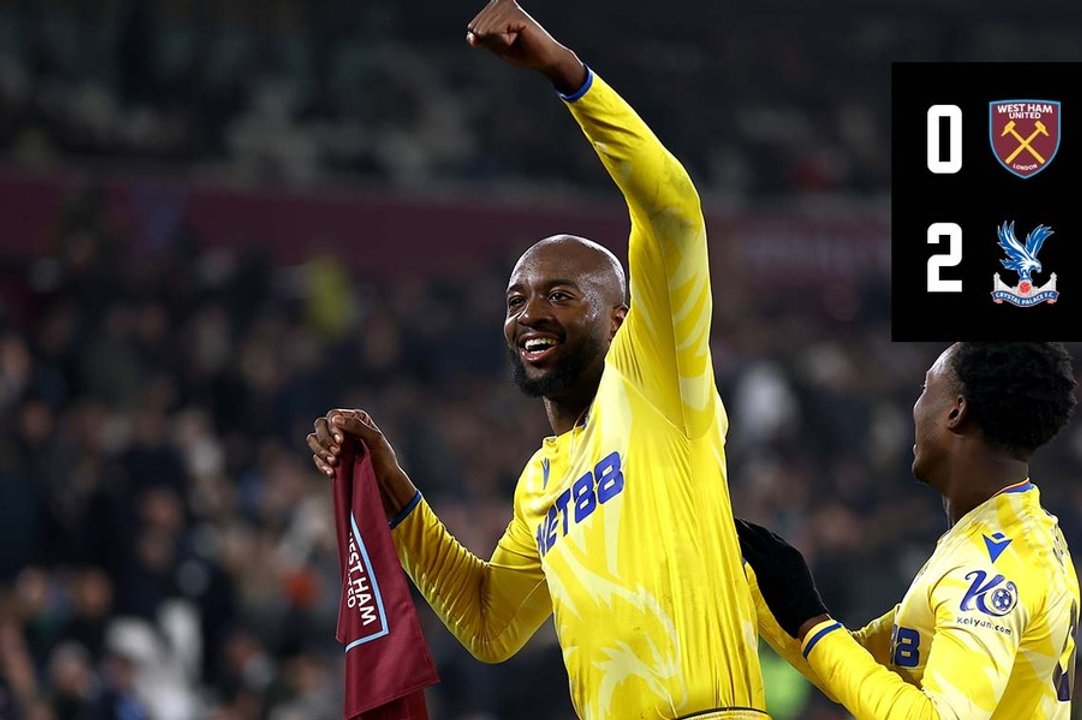 Match Action: West Ham 0-2 Crystal Palace