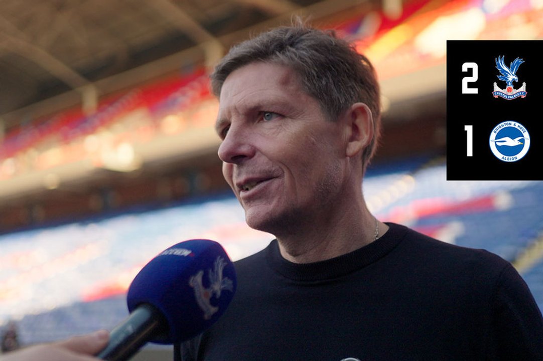 The manager praises the fans after hard-fought victory