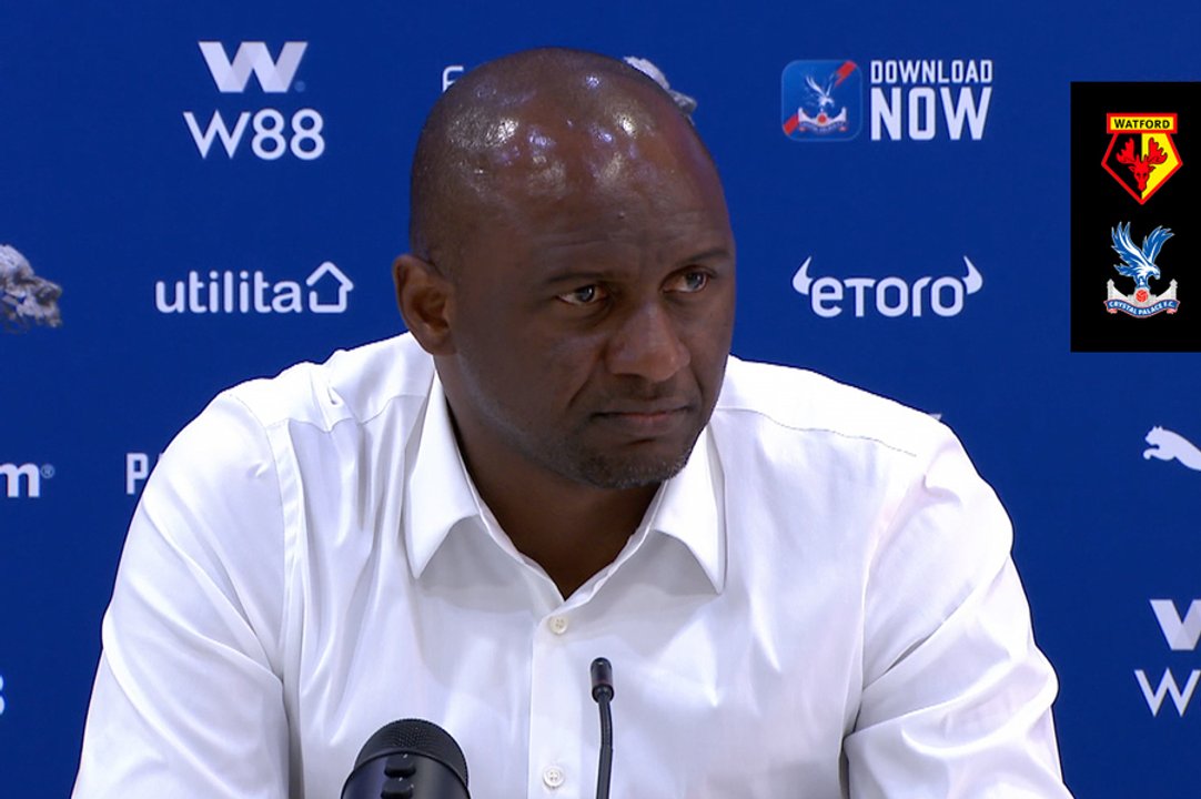 Patrick Vieira looks ahead to the cup tie against Watford